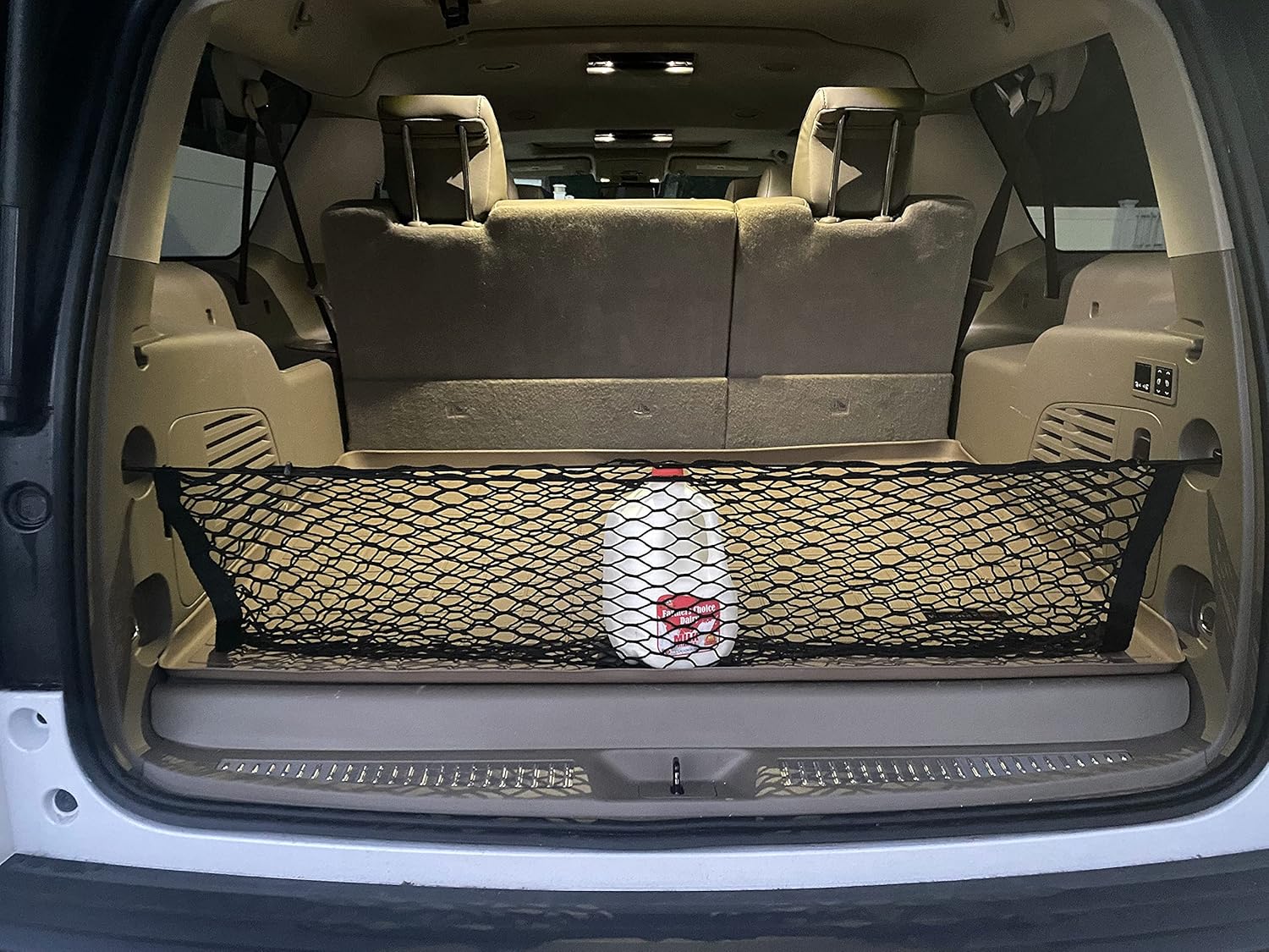 Envelope Style Automotive Elastic Trunk Cargo Net for