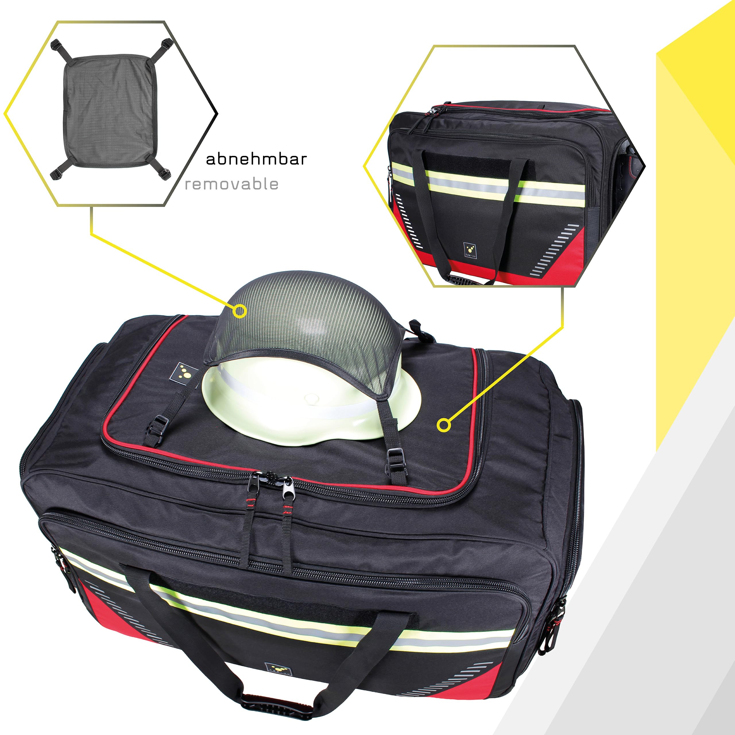 tee-uu RAGBAG EVO torba na ubrania, czarno-czerwona, do przechowywania 100 l, różne warianty, czarny, czerwony, Neutralny AA