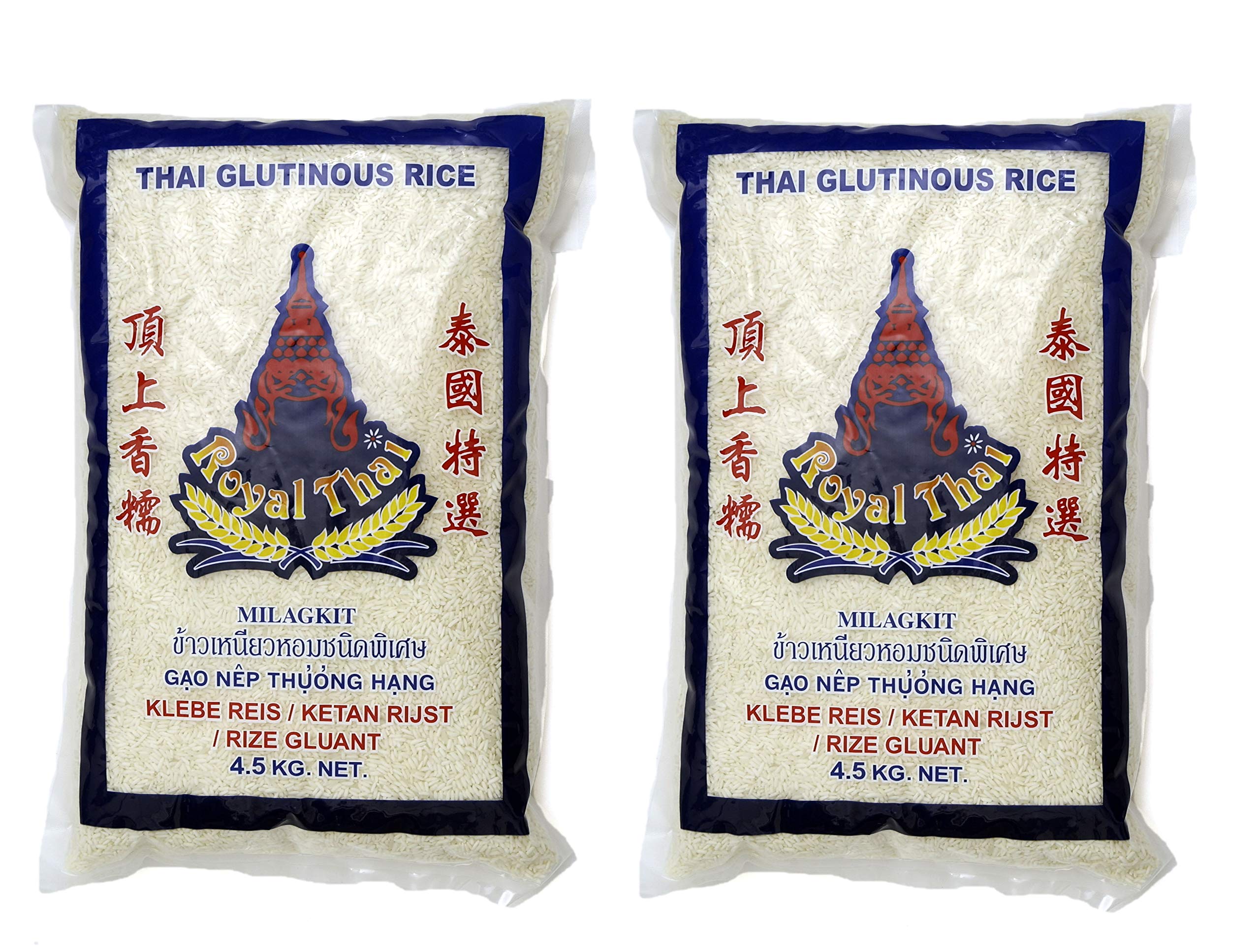 Zestaw 2 sztuk – Royal Thai [2 x 4,5 kg] klejone, Glutinous Rice, klej