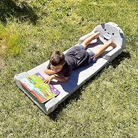 JUOIFIP Összecsukható gyerekfotelágy 2 az 1-ben, szürke bársonyos kristály bársony gyerekkanapé 150 cm hálószobába és nappaliba 8