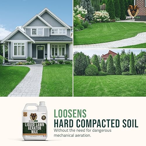 Miniatura 6 de Petra Tools 16-4-8 Fertilizante líquido (8 onzas) aireación líquida para césped con bioestimulantes de ácido húmico y fúlvico (32 onzas)