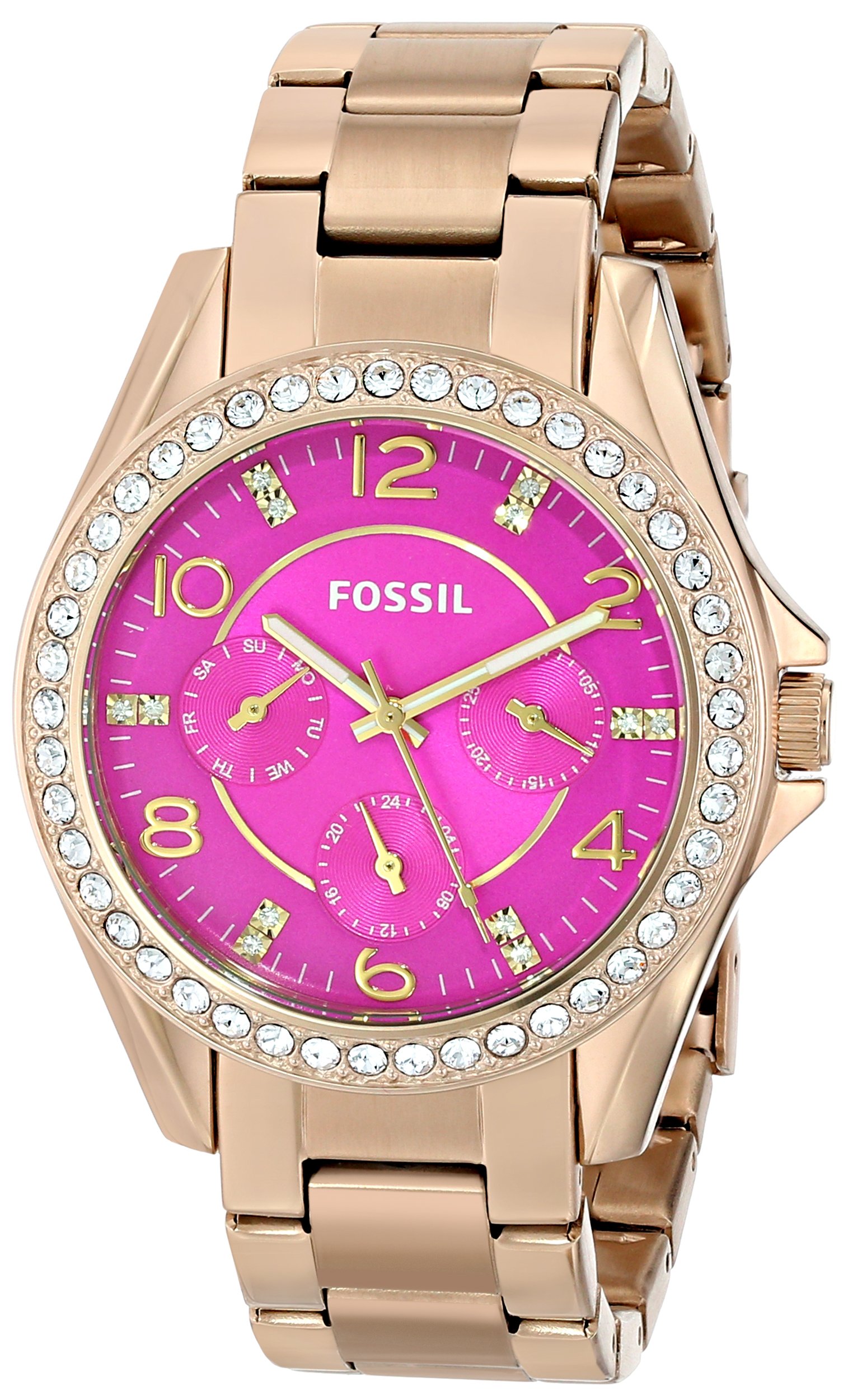 Fossil Riley Uhr Rosegold Fossil Fossil Riley Fossil Uhr Damen - Main Image