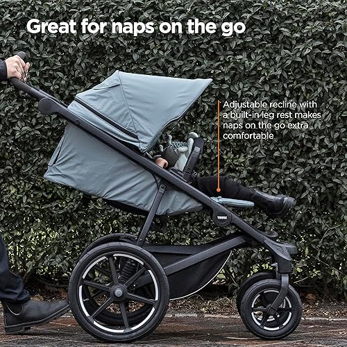 Miniatura 6 de Thule Urban Glide 4-Wheel Single Child All-Terrain Stroller, Full-Suspension System, Air-Filled Tires, Upright seat with Adjustable Recline and