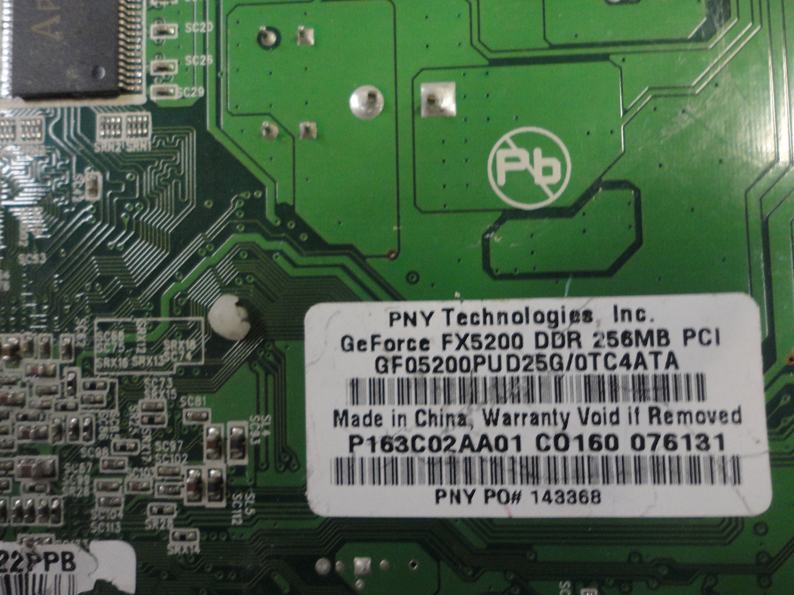 Amazon.com: PNY Nvidia GeForce FX5200 256MB Dual VGA Display PCI