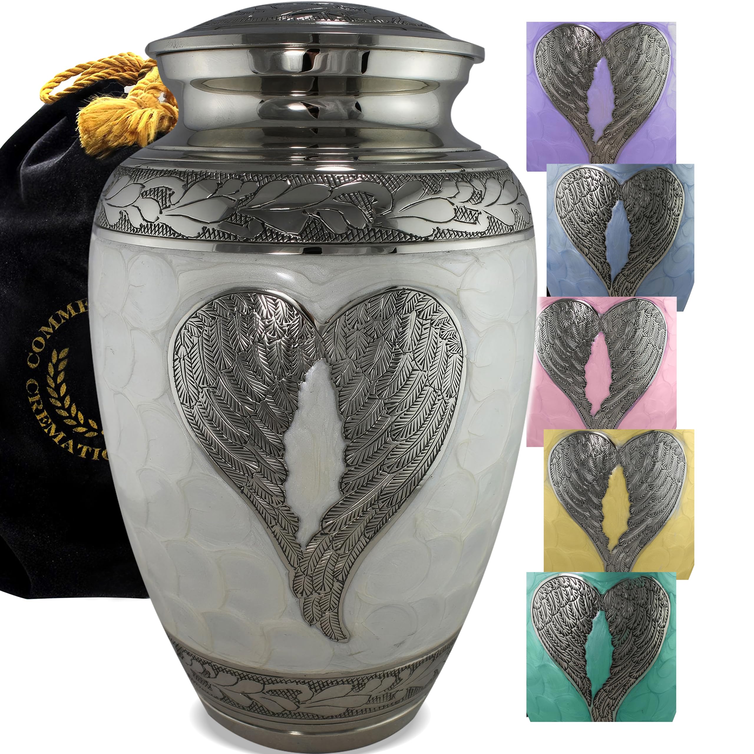 Angel Wing Cremation Urns for Human Ashes Adult Female Angel Urns for Ashes