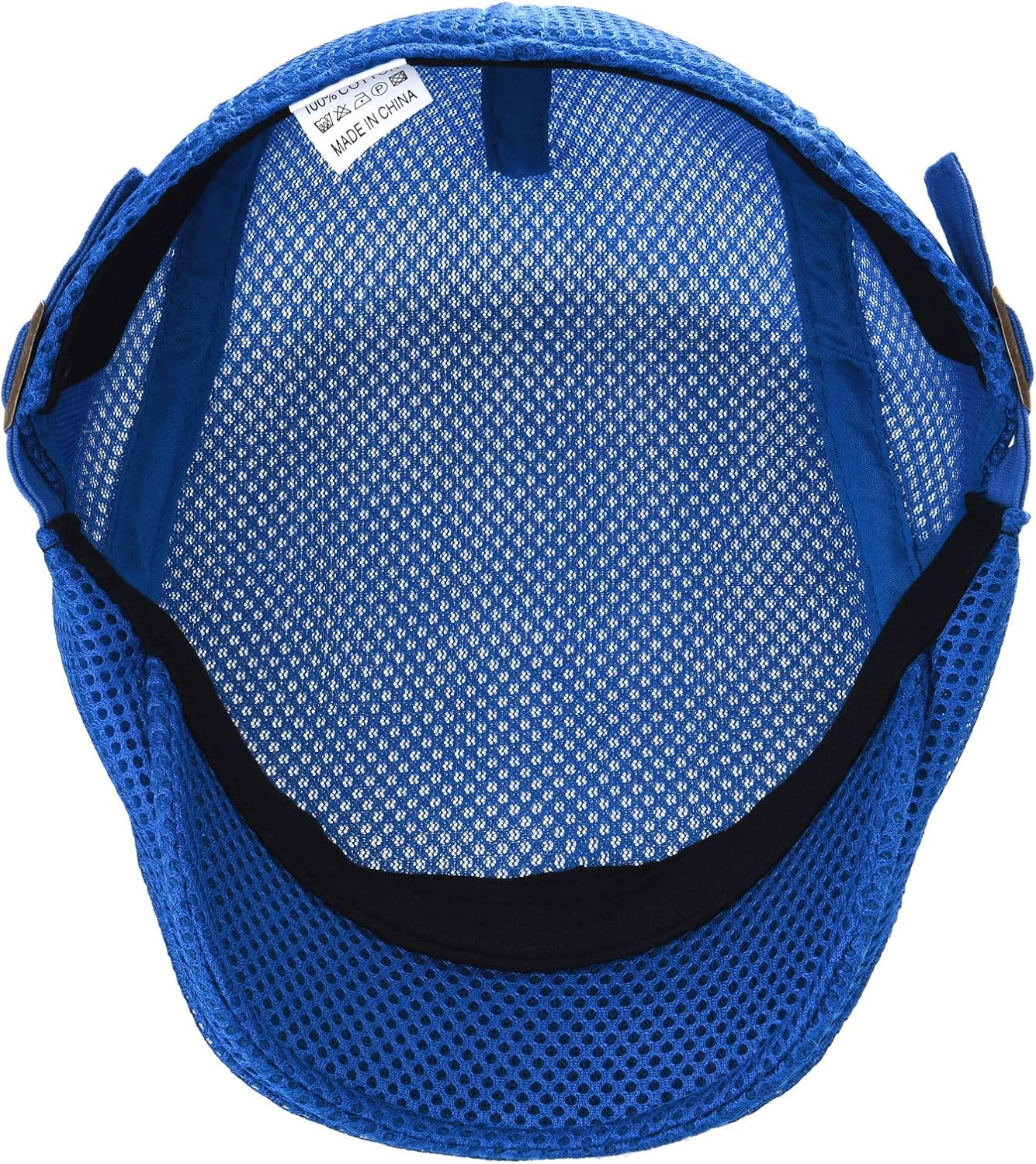 VOBOOM Men Breathable Mesh Summer Hat Adjustable Newsboy Beret Ivy Cabbie Flat Cap - Image 5