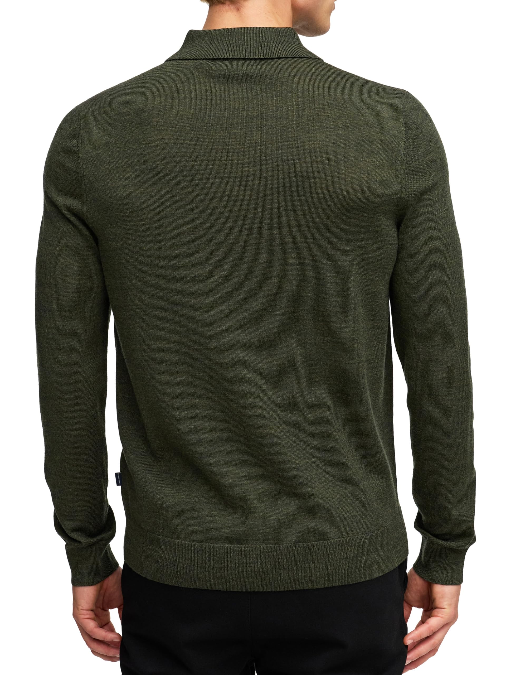 KRONSTADT Herren KSJohannes Strickpullover aus Merinowolle mit Polokragen