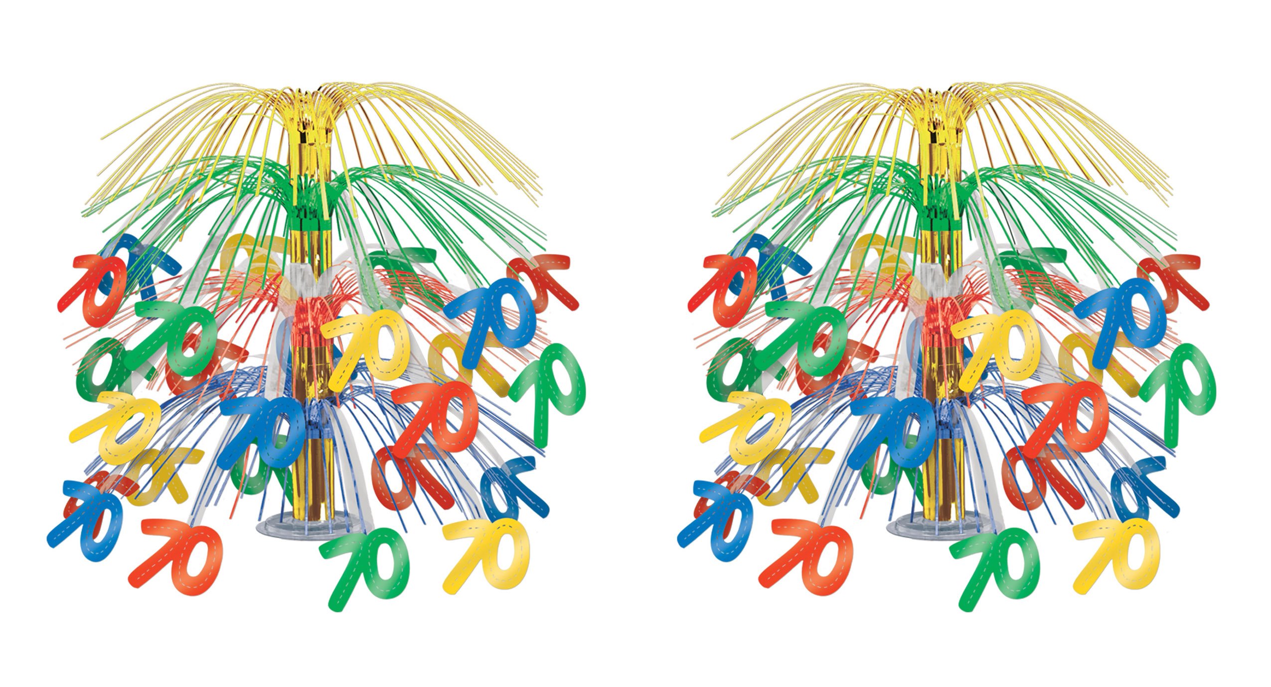 Beistle70 Cascade Centerpiece Party Accessory Pack of 2