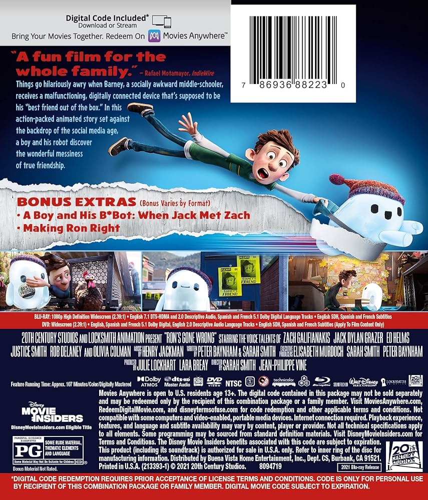 Amazon.co.jp: Ron's Gone Wrong (Feature) : 本