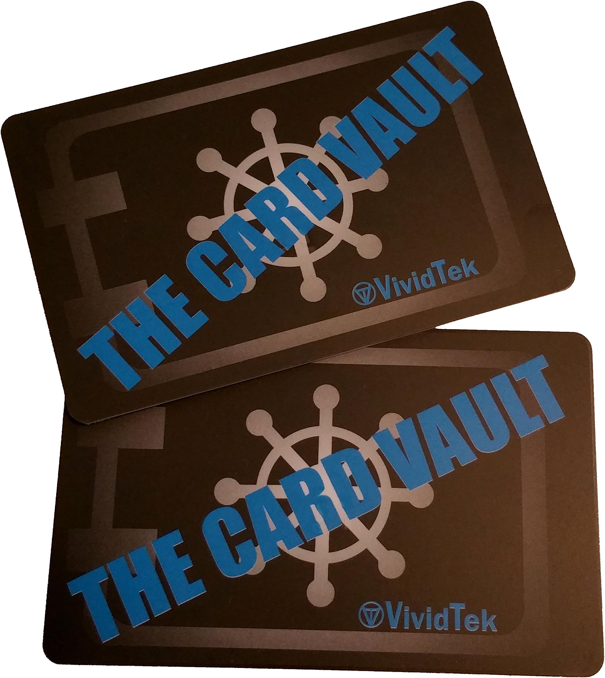 RFID Blocking Cards (2 pack) by THE CARD VAULT Protect Credit and Debit Cards With RFID Chip From Identity Theft, Skimmers and Hackers