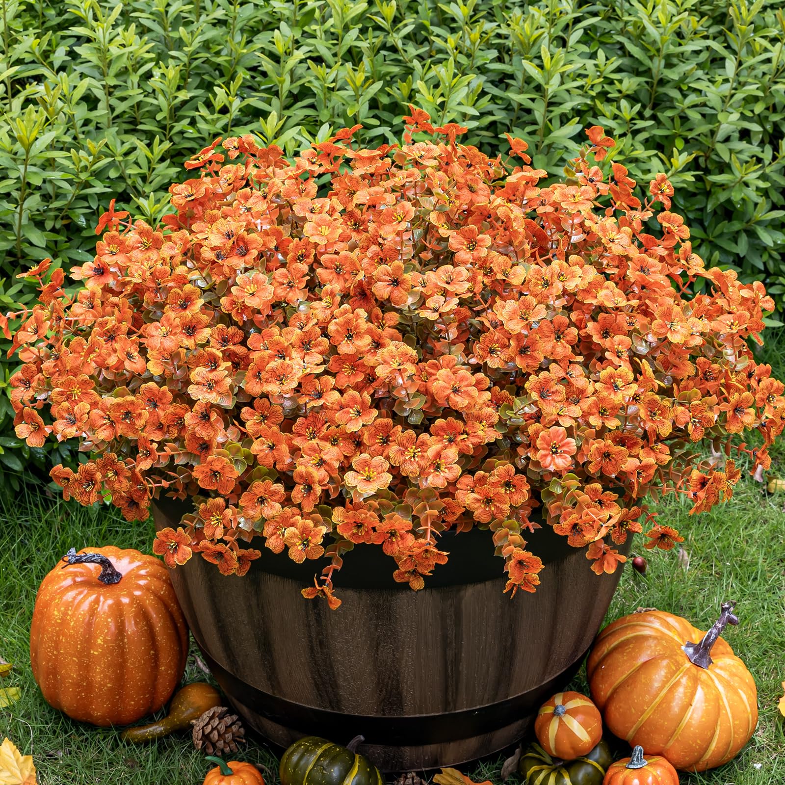 Lnoicy 20 Bundles Artificial Fall Mums