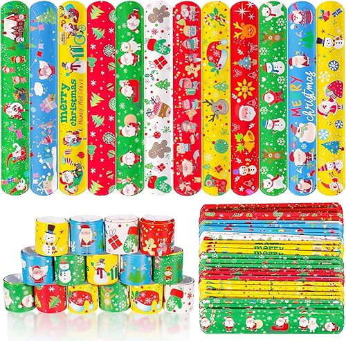Miniatura 2 de Max Fun 48 pulseras de Navidad para niños, regalos de fiesta para niños, regalos de Navidad, rellenos de calcetines de Navidad, regalos de