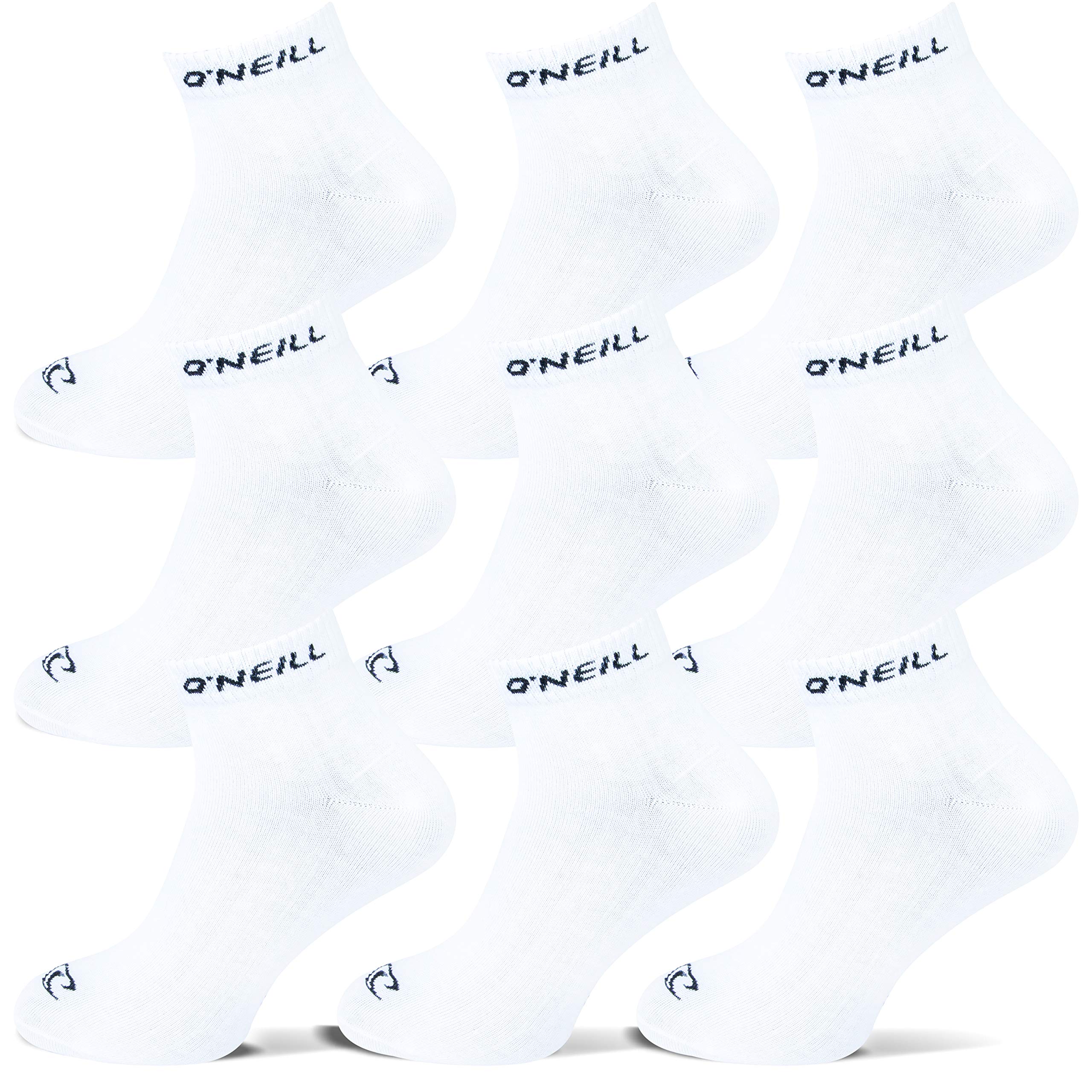 O'Neill Unisex Sneakersokken 9-delig Pakket Sportsokken O'Neill Unisex Sneakersokken 9-delig Pakket Sportsokken
