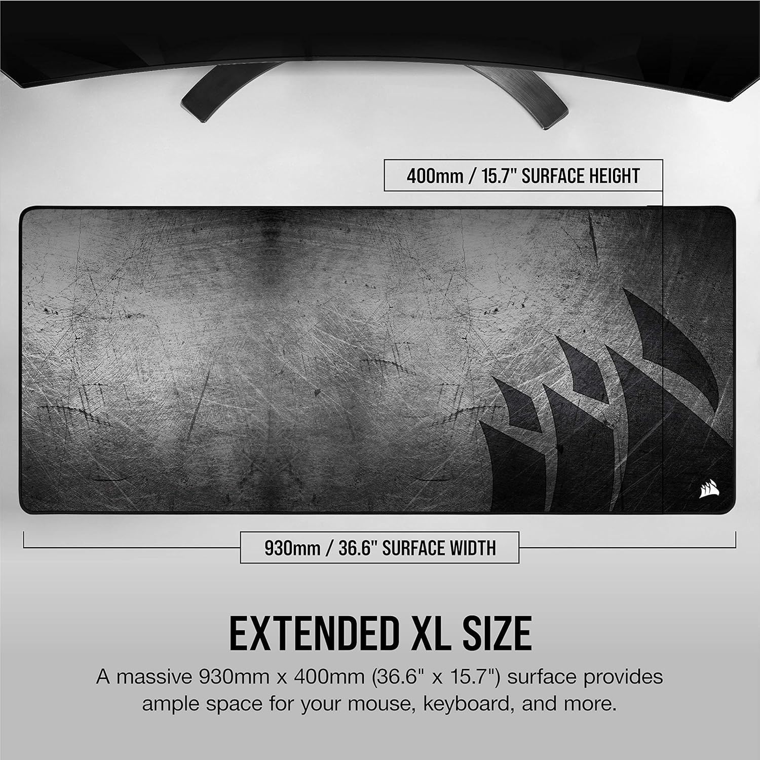 Corsair MM350 Pro Premium Spill-Proof Cloth Extended XL Mouse Pad