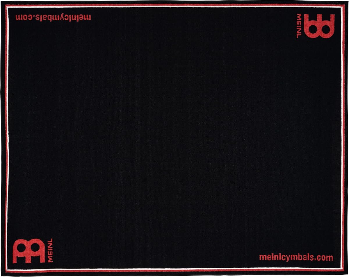 Drum Rug Mat (78" x 63"), Tightly Woven Durable Carpet Fabric for Spurs and Stands — RUBBER LINED — Designed in Germany