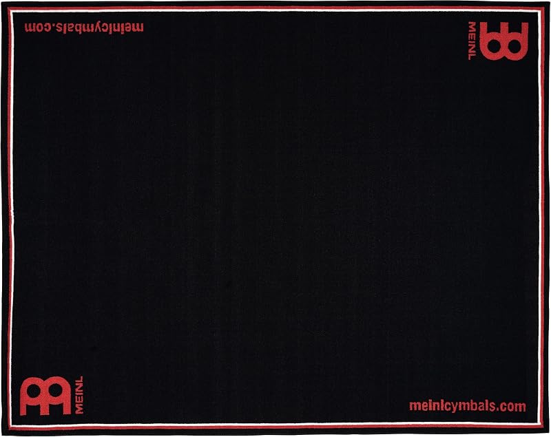 Drum Rug Mat (78" x 63"), Tightly Woven Durable Carpet Fabric for Spurs and Stands — RUBBER LINED — Designed in Germany