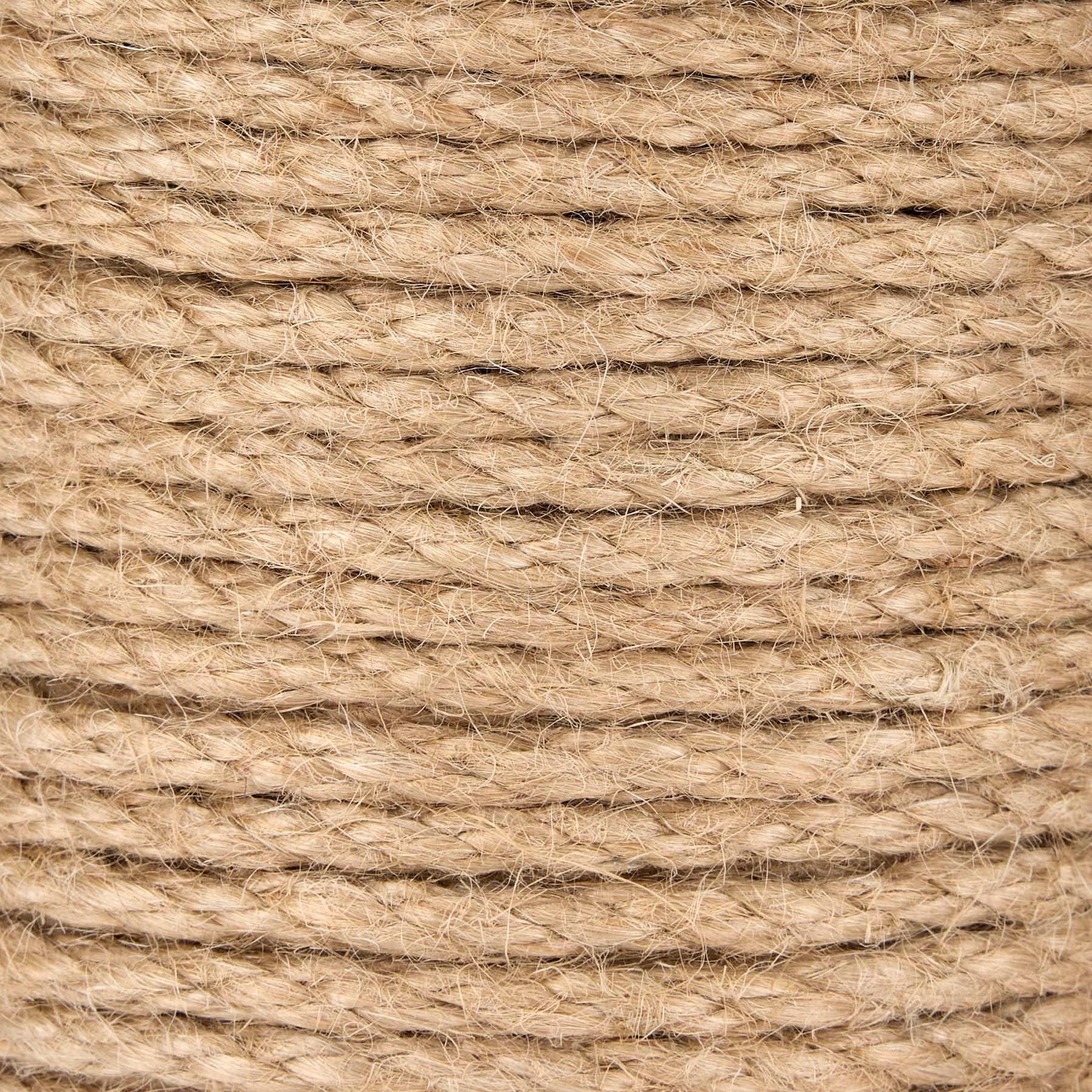 Cuerda de Yute Natural tosada 4 mm de Longitud 40 m, Cuerda para Manualidades, jardinería, decoración y artesanía