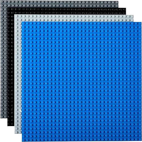 Placas base clásicas de 1010pulgadas para la construcción con ladrillos por Strictly Briks, 100% compatible con todas las marcas principales bases