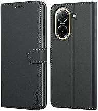 Leacckl Coque pour Xiaomi Redmi A5 4G (Pas pour 5G), Etui Protection Housse Premium en Cuir PU Portefeuille, [Ranges Cartes] Pochette Fermeture Magnétique, Noir