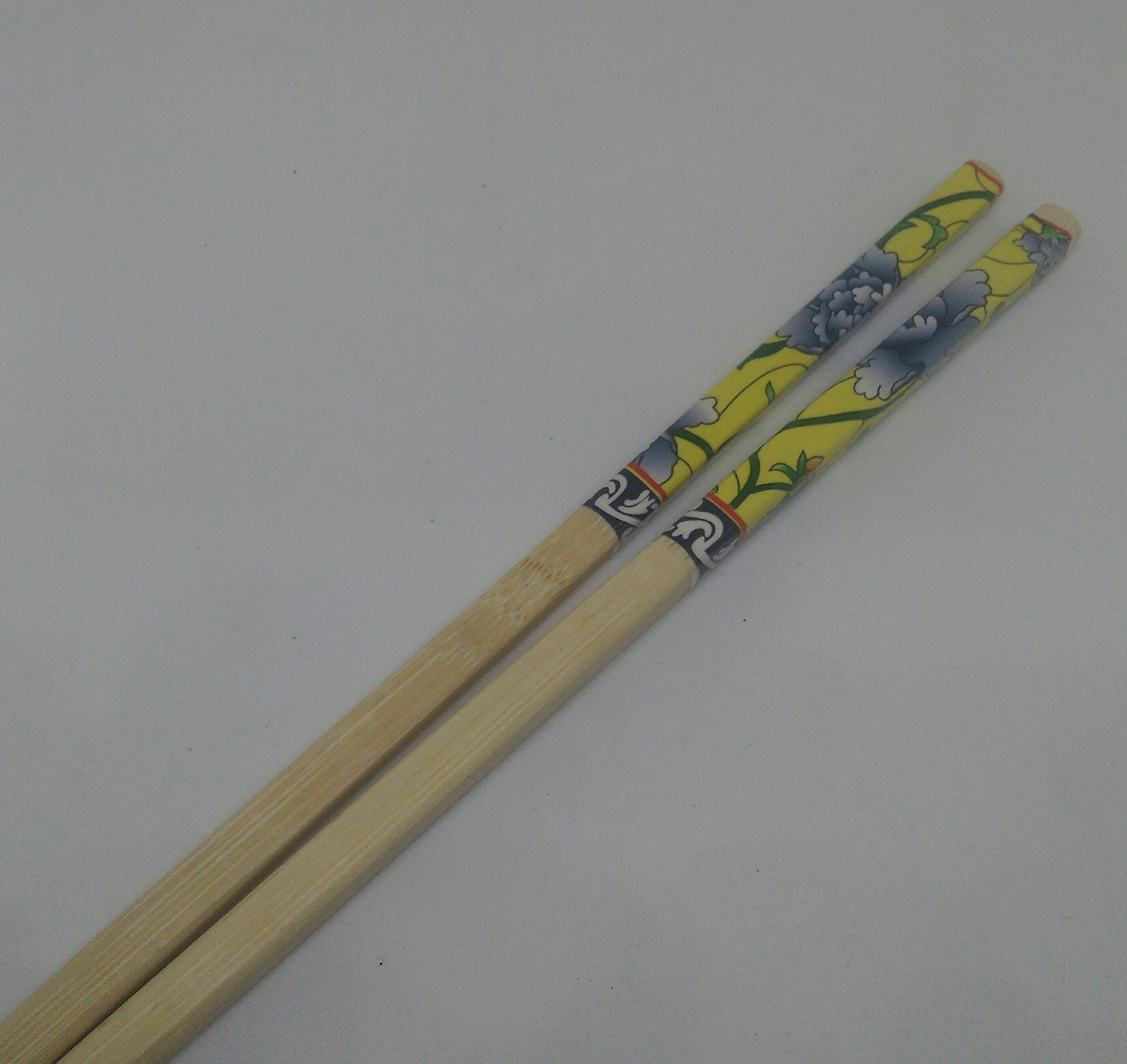 Koncept Wooden Natural Reusable Chopsticks Printed / Party Essential - Set of 5 Pair