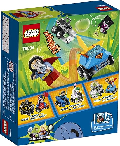Miniatura 5 de LEGO DC Super Heroes Mighty Micros Supergirl vs. Brainiac 76094 Kit de construcción (80 piezas)