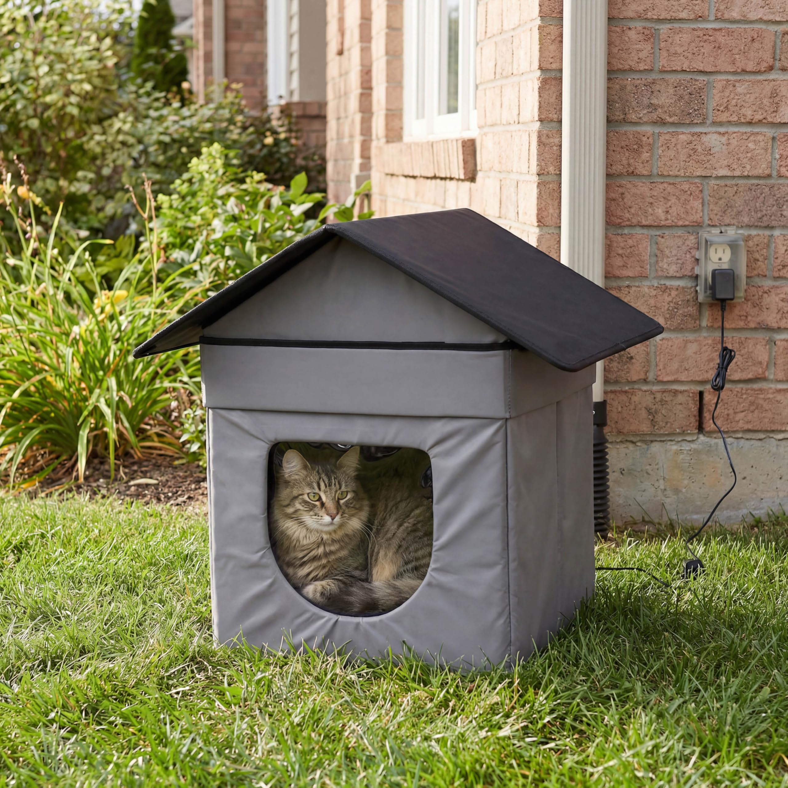 Kitty City Niche pour Chat empilable d'extérieur résistante à l'eau pour Chat