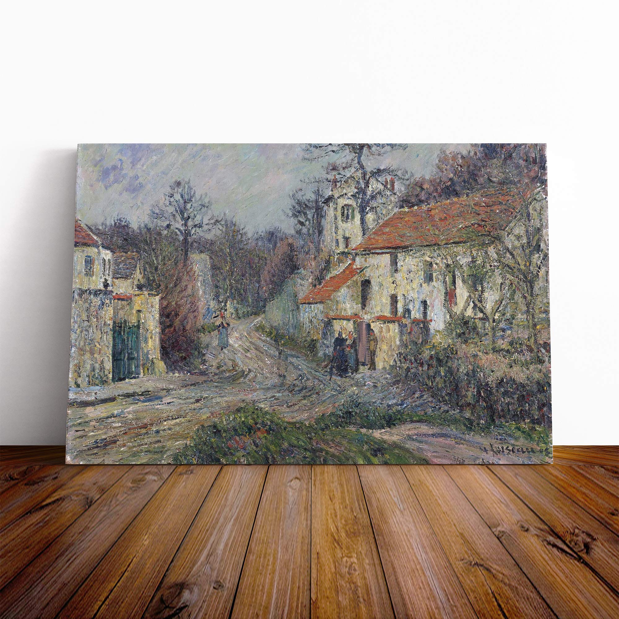 Gustave Loiseau Landscape (2) Canvas Print | Gallery Wrapped 30mm Frame Wall Art | 24x16 inches | Ready to Hang | Modern Landscape Picture | Living Room Bedroom Lounge Office