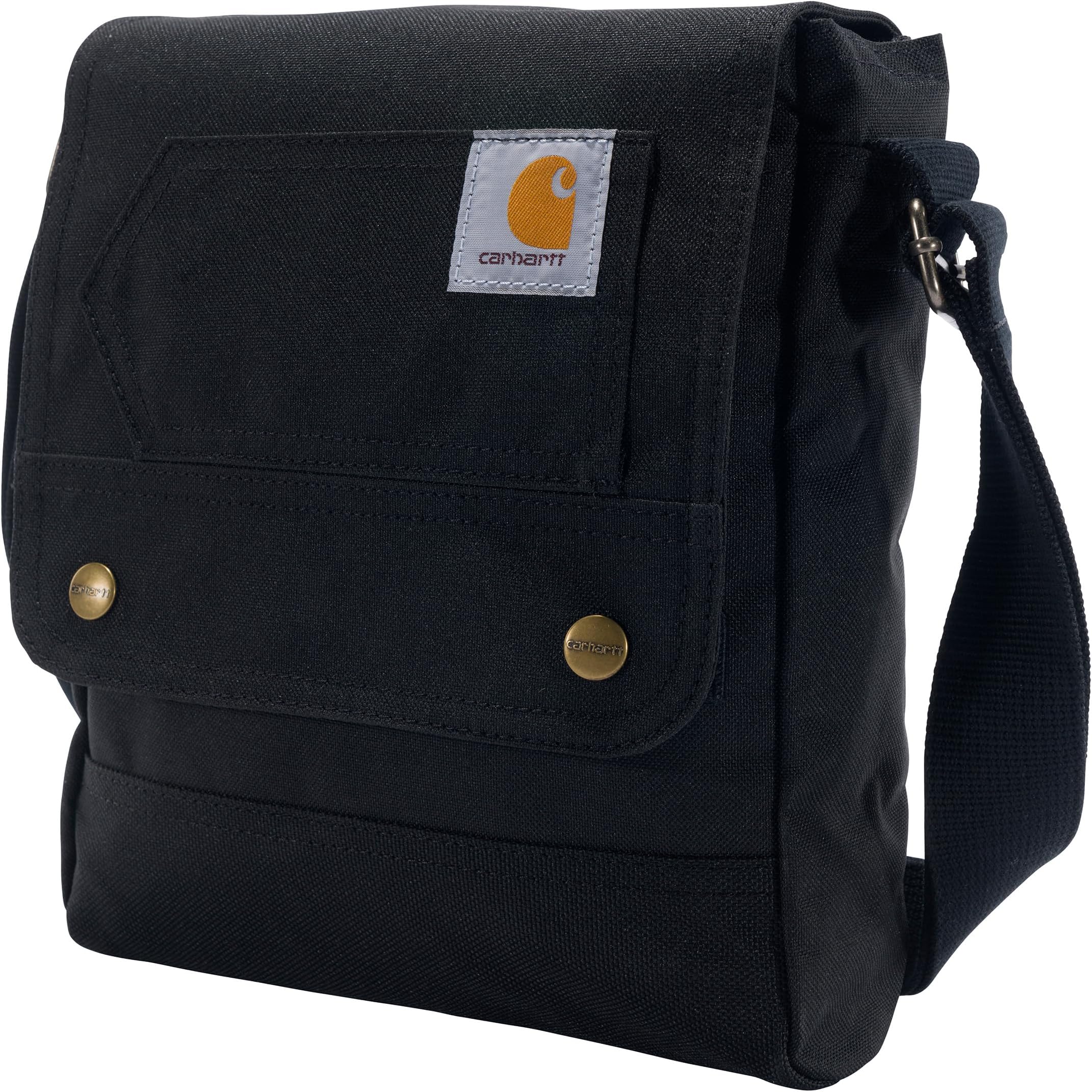 Crossbody Snap Bag, Durable, Adjustable Crossbody Bag with Flap Over Snap Closure