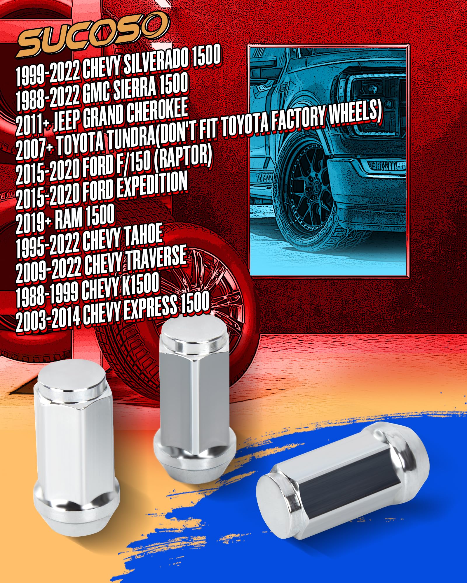 24 Factory Lugnuts Lug Nuts Escalade Suburban Tahoe Yukon
