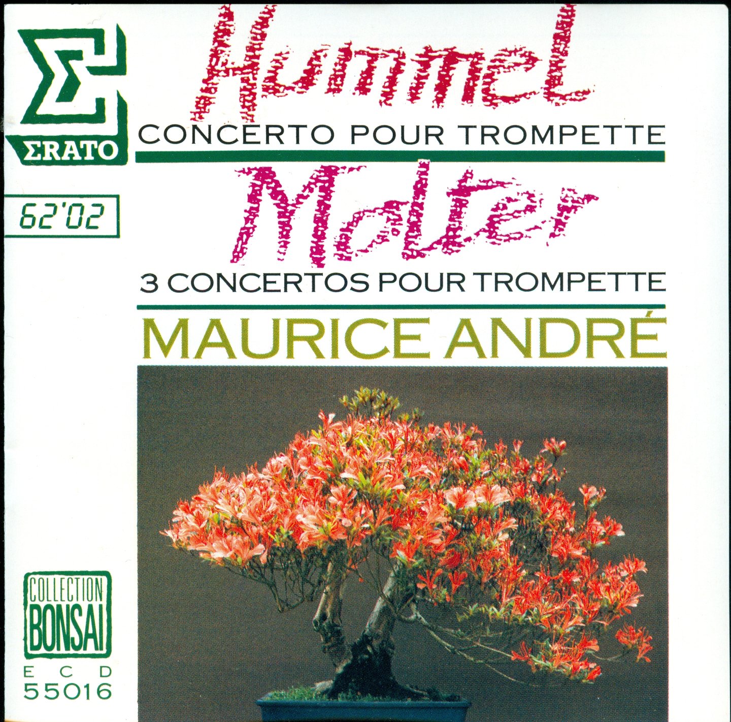 Hummel:Trumpet Ctos. [Audio CD] Maurice Andre