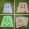 Badem10 Plastic Wire Mesh Carpet Rug Picnic Mosque Park Beach Garden Balcony Terrace Camping Outdoor Caravan Mat 90x180 cm