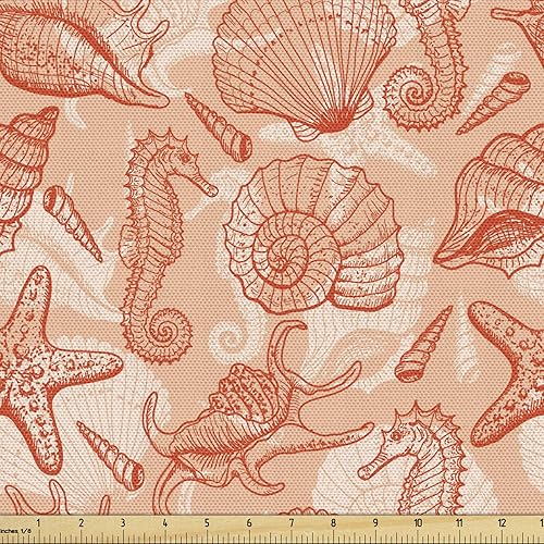 Miniatura 55 de Tela de panda Lunarable de The Yard, diseño de oso asiático con dibujos animados comiendo hojas y ramas, animal silvestre, tela decorativa para