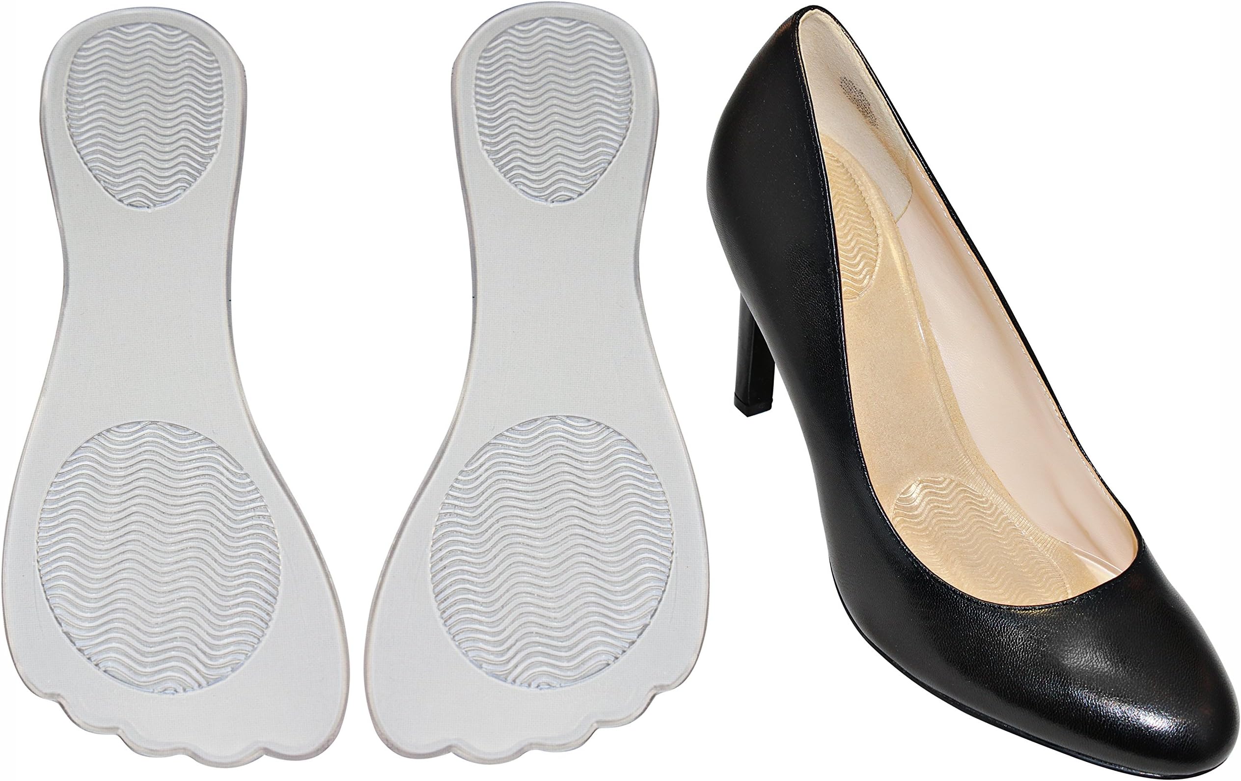 High Heel Gel Insoles by StellaSoles Made from Anti-Slip Adhesive Gel Foot Pad for Increased Comfort & Stella All Day Wear ((23 cm) US Women’s 6-8)