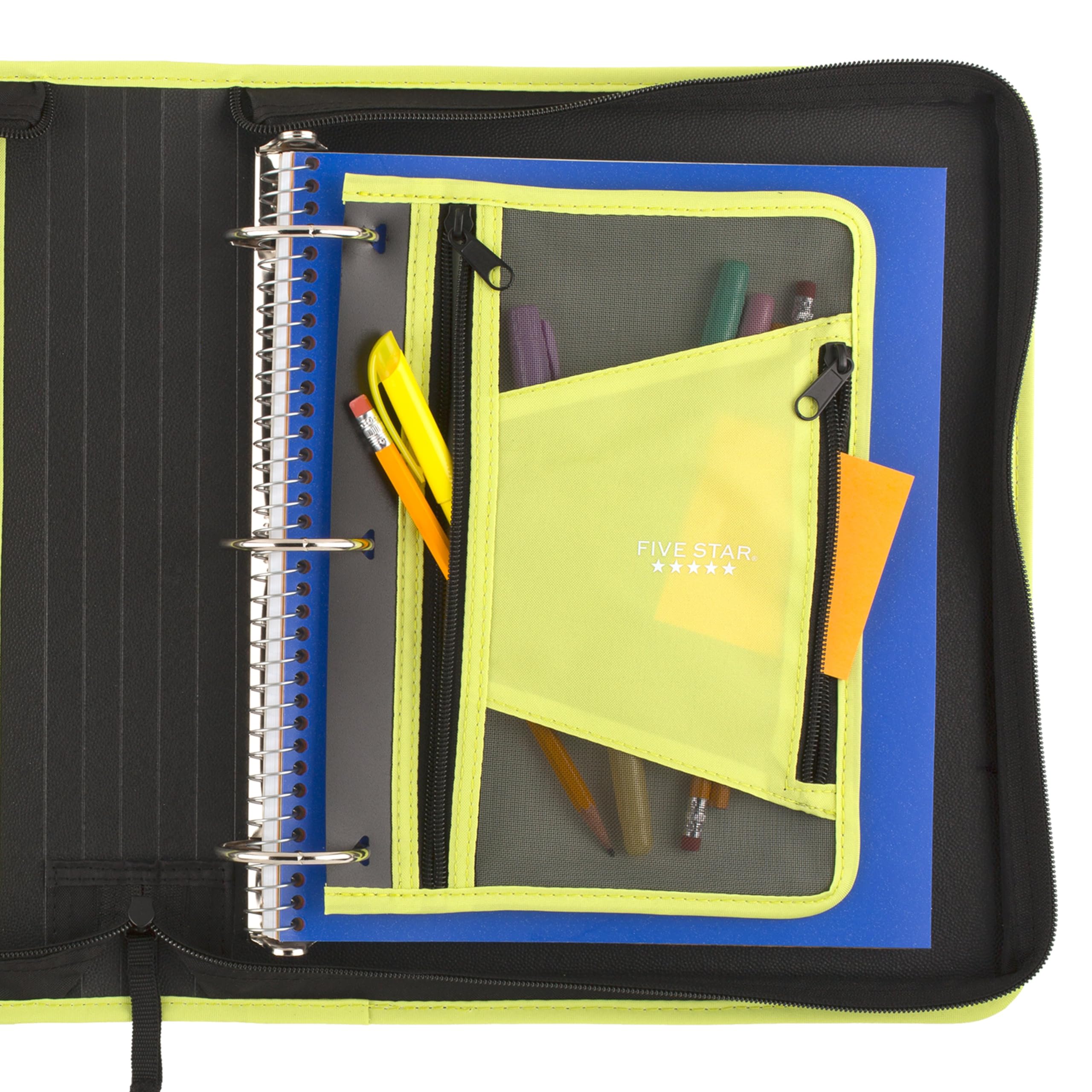 Amazon.com : Five Star Zipper Binder, 2 Inch 3-Ring Xpanz Case