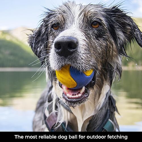 Miniatura 9 de BULLTUG Juego de anillos para masticar y bolas de búsqueda para perros medianos a grandes - Juguetes resistentes para perros masticadores eléctricos