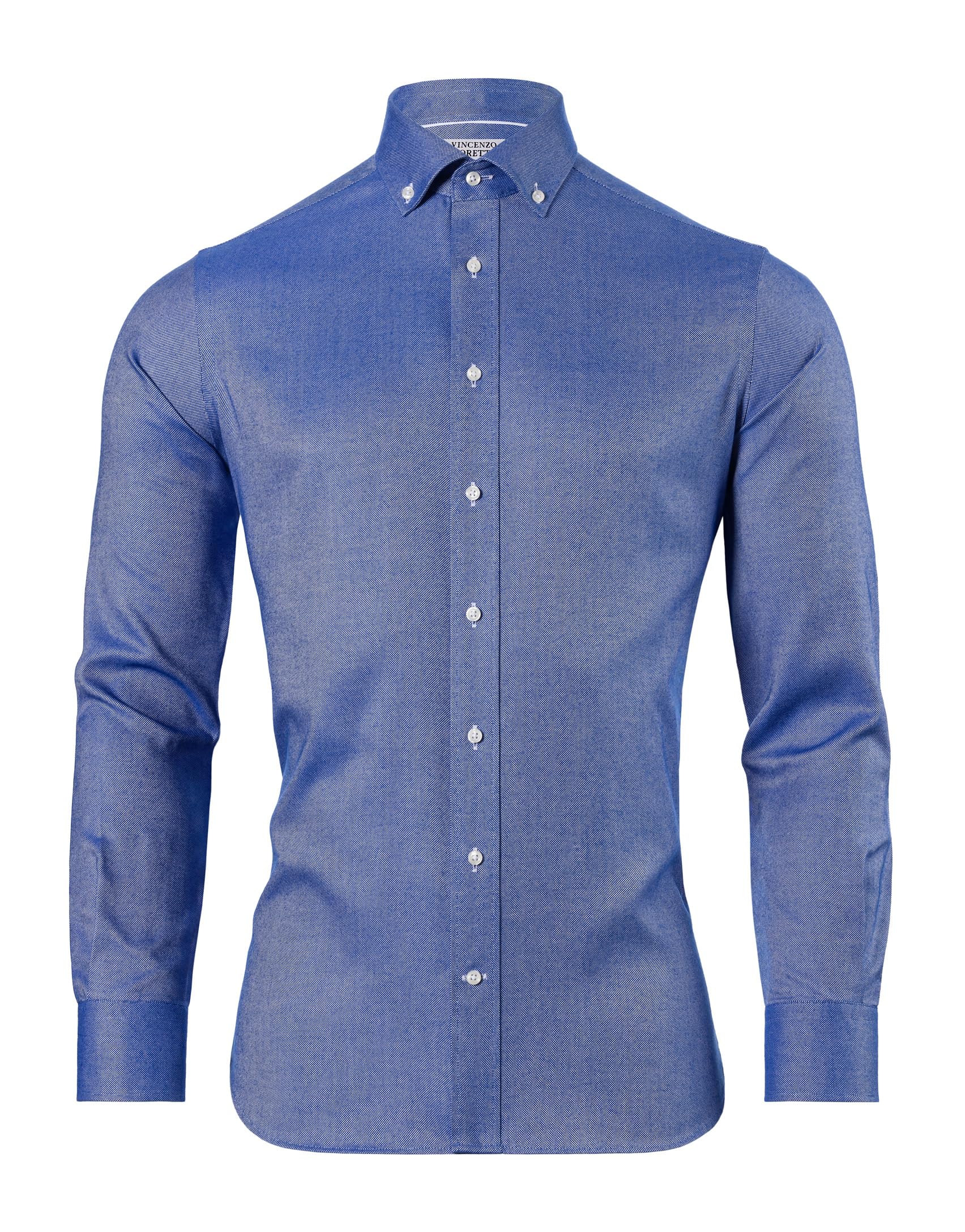 Vincenzo Boretti Hemd, Slim-fit/tailliert, Twill - bügelfrei