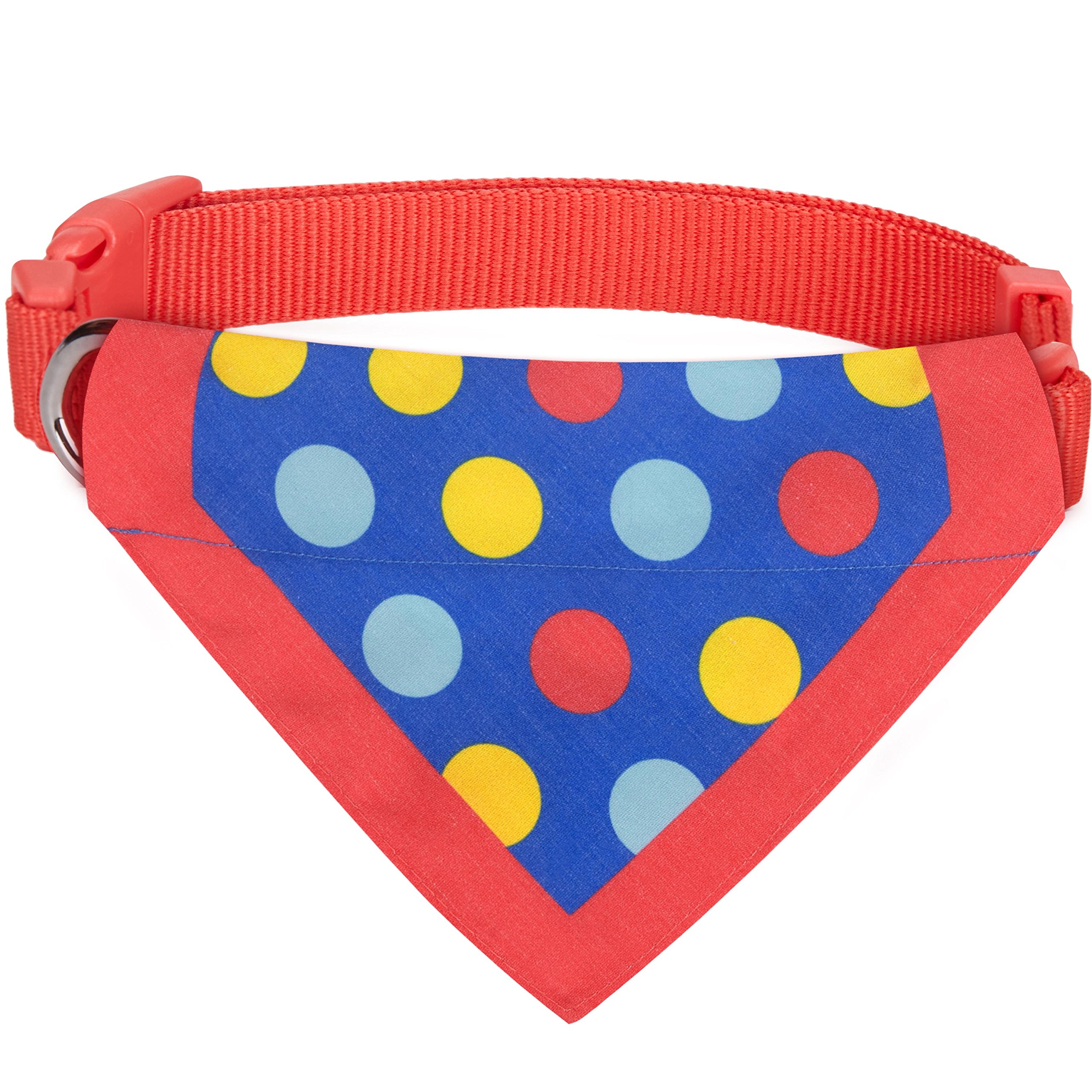 Collier pour chien ajustable avec bandana pour les balades
