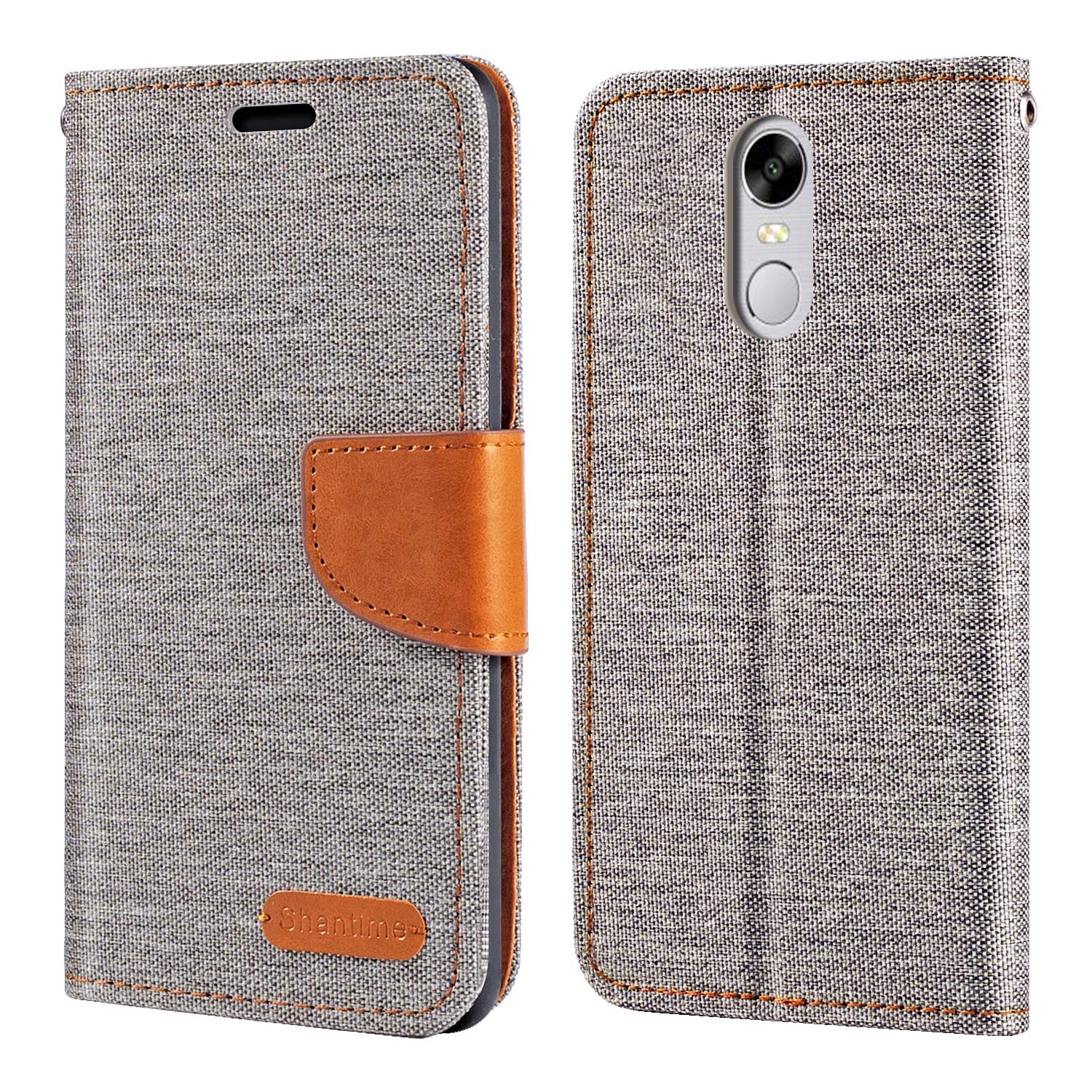 ShantimeBluboo Maya Max Case, Oxford Leather Wallet Case with Soft TPU Back Cover Magnet Flip Case for Bluboo Maya Max