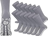 Vista 9 de Calcetines Brooklyn de algodón antideslizantes para diabéticos con neuropatía, sin apretar, control de tracción, paquete múltiple