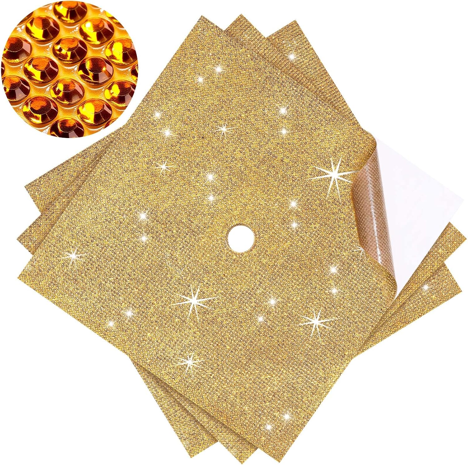 MotiMind 3 Sheets Construction Paper for Graduation Cap Decoration Bling Rhinestone Colorful Self-adhesive Cardstock Grad Cap for Photo DIY Graduation Hat Topper Party Decoration(Pink)