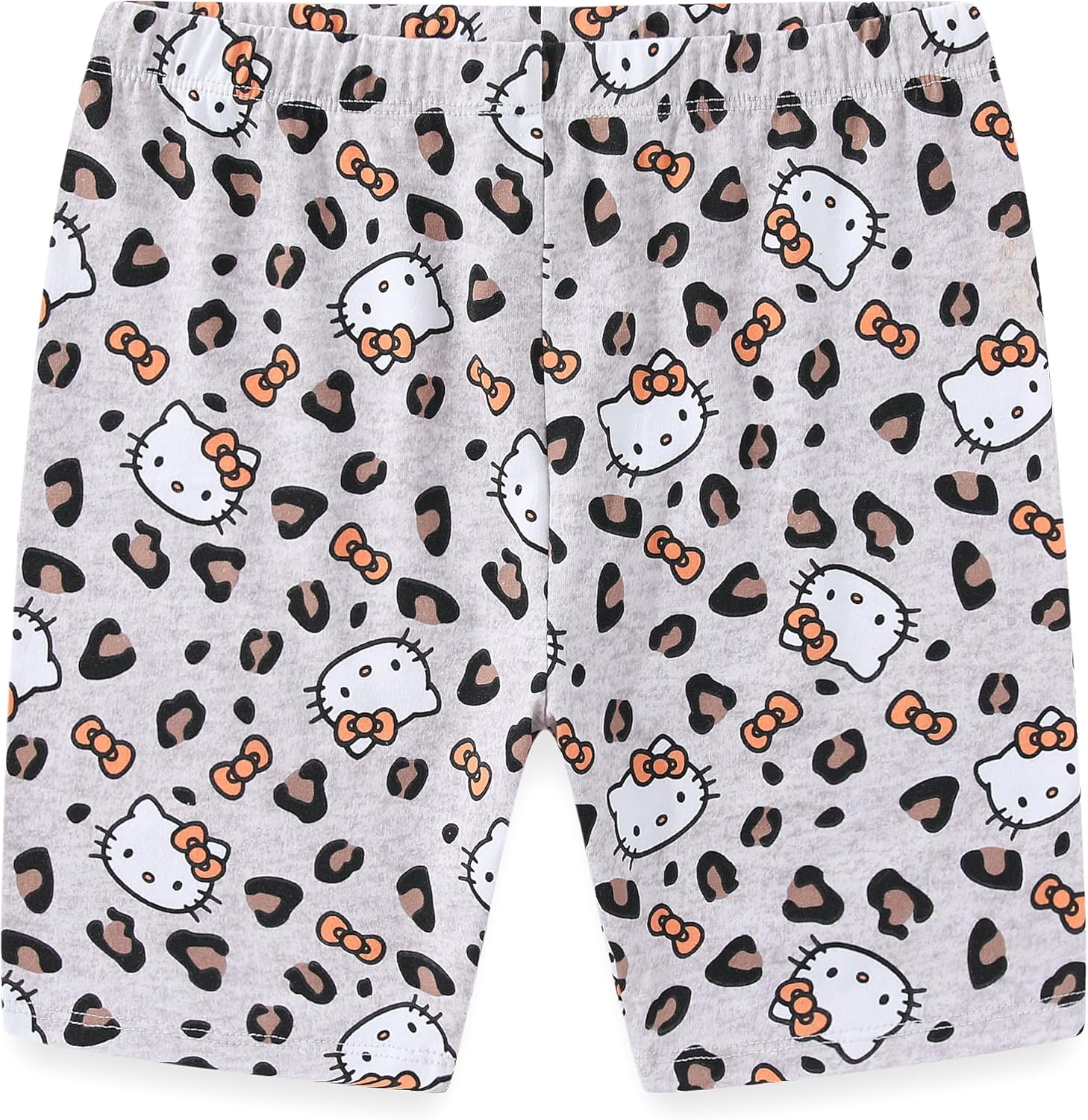 Hello Kitty Sanrio Girls 2 Piece Short Sleeve T-Shirt and Bike Shorts Set for Big Kids