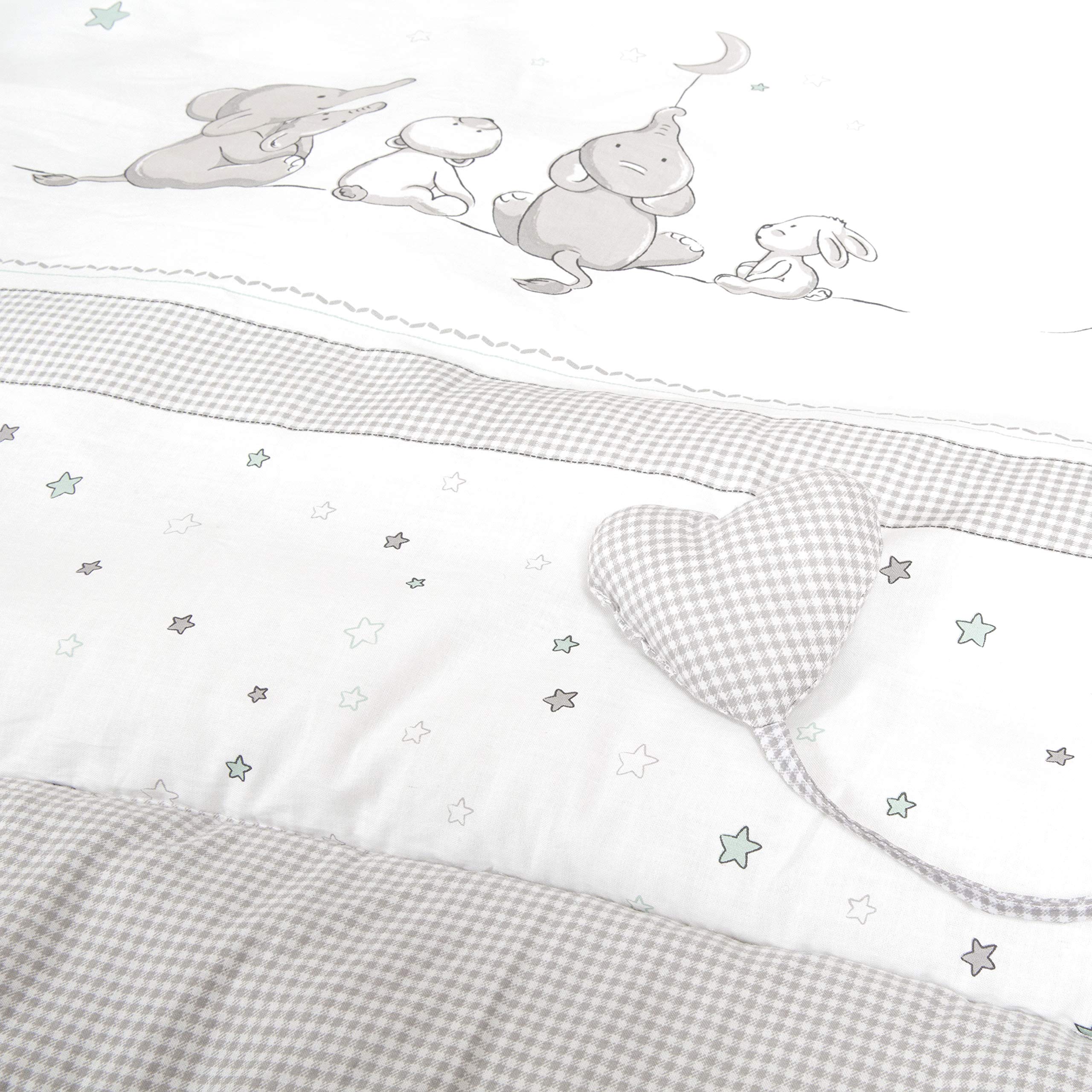 roba Mata do zabawy i raczkowania „miffy®”, wkład do kojca/maty edukacyjnej, 100 × 100 cm, 100% bawełna