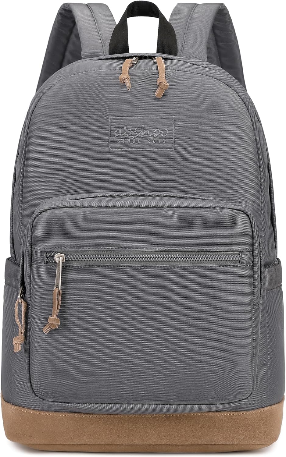 abshoo Basic School Backpack for Middle High School Bookbag for Teen College Backpacks Travel Daypack (Grey)