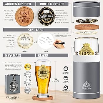 June Birthday Gifts For Men Legends Are Born In February Beer Glass - 15oz Funny Birthday Gift For Men December Birthday