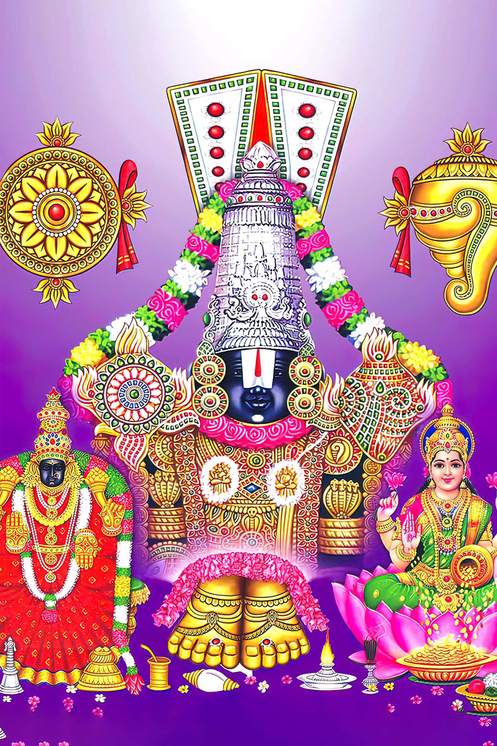 Tirupati Balaji Poster - Lord Murugan Wall Art -22 Tirupati Balaji Poster - Lord Murugan Wall Art -22