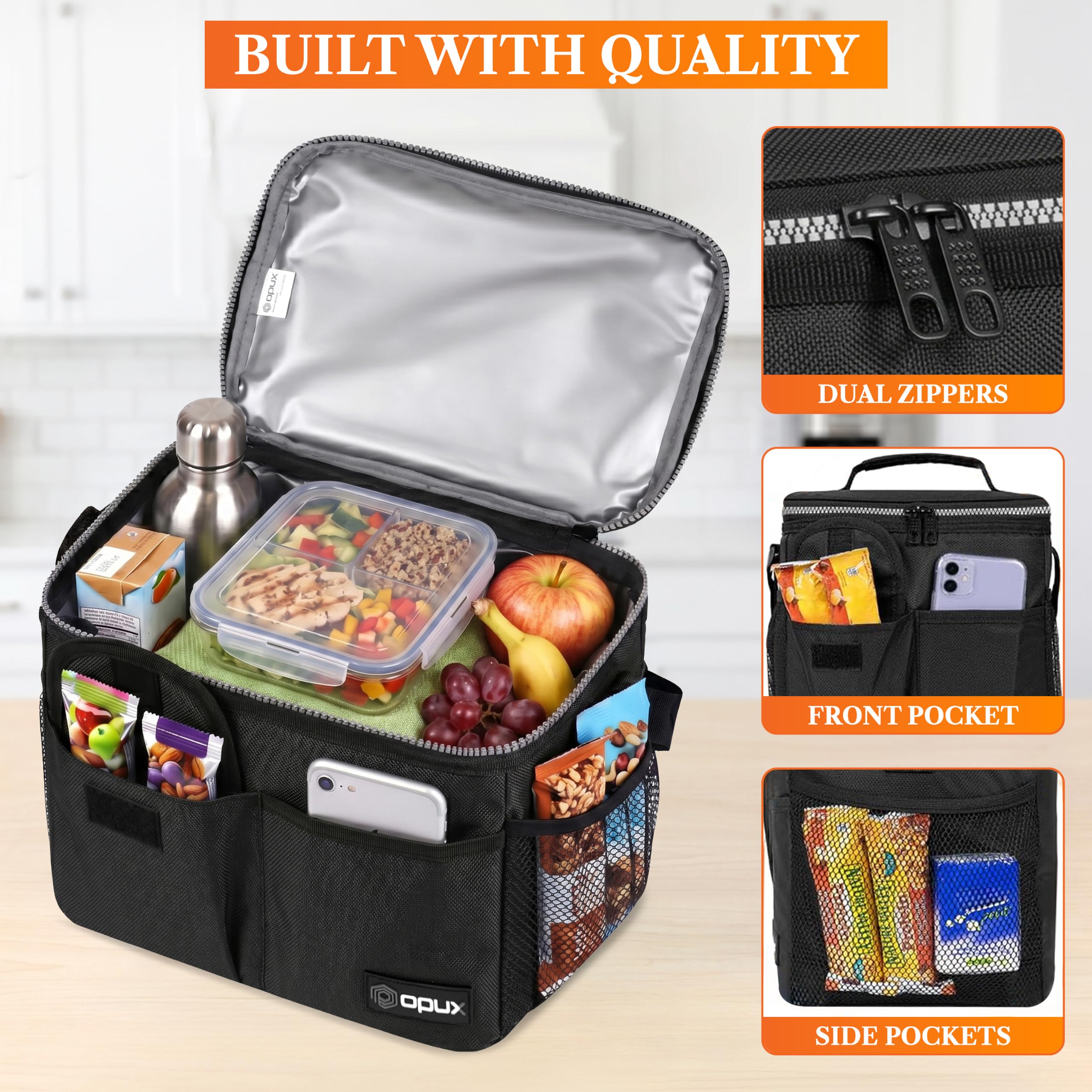 Amazon.com: opux Insulated Lunch Box Adult, 18 Can Leakproof
