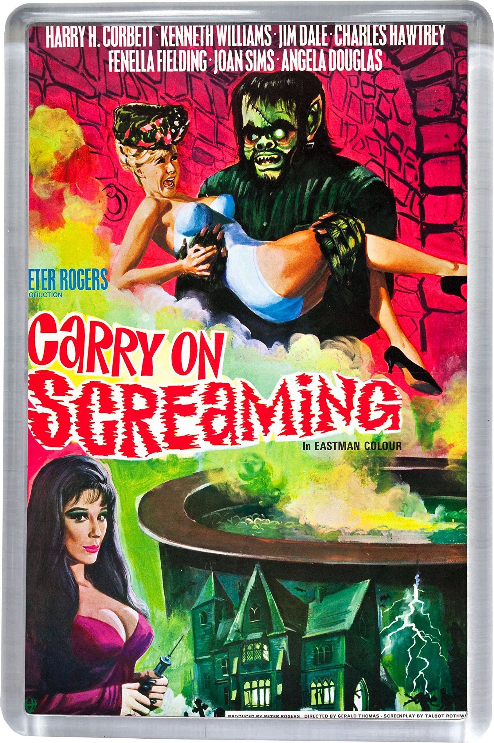 Super Universe Carry On Screaming Classic Movie Poster Fridge Magnet 5 x 7.5 cm