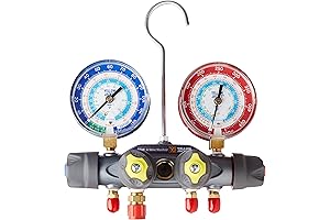 Yellow Jacket 134A Manifold Pro Digital Gauge Set (with Hoses and Valves)