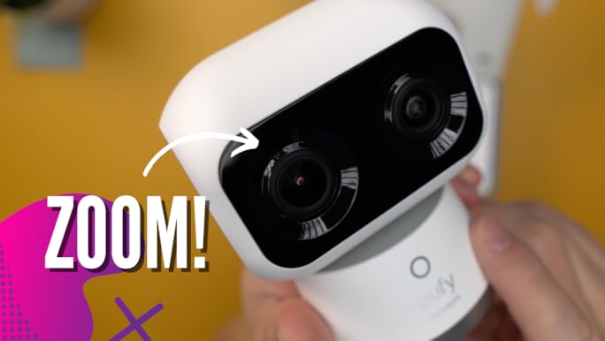 Anker Eufy Security Indoor Cam S350 カメラ eufy Indoor Cam S350: Indoor Security Camera with 4K UHD PTZ