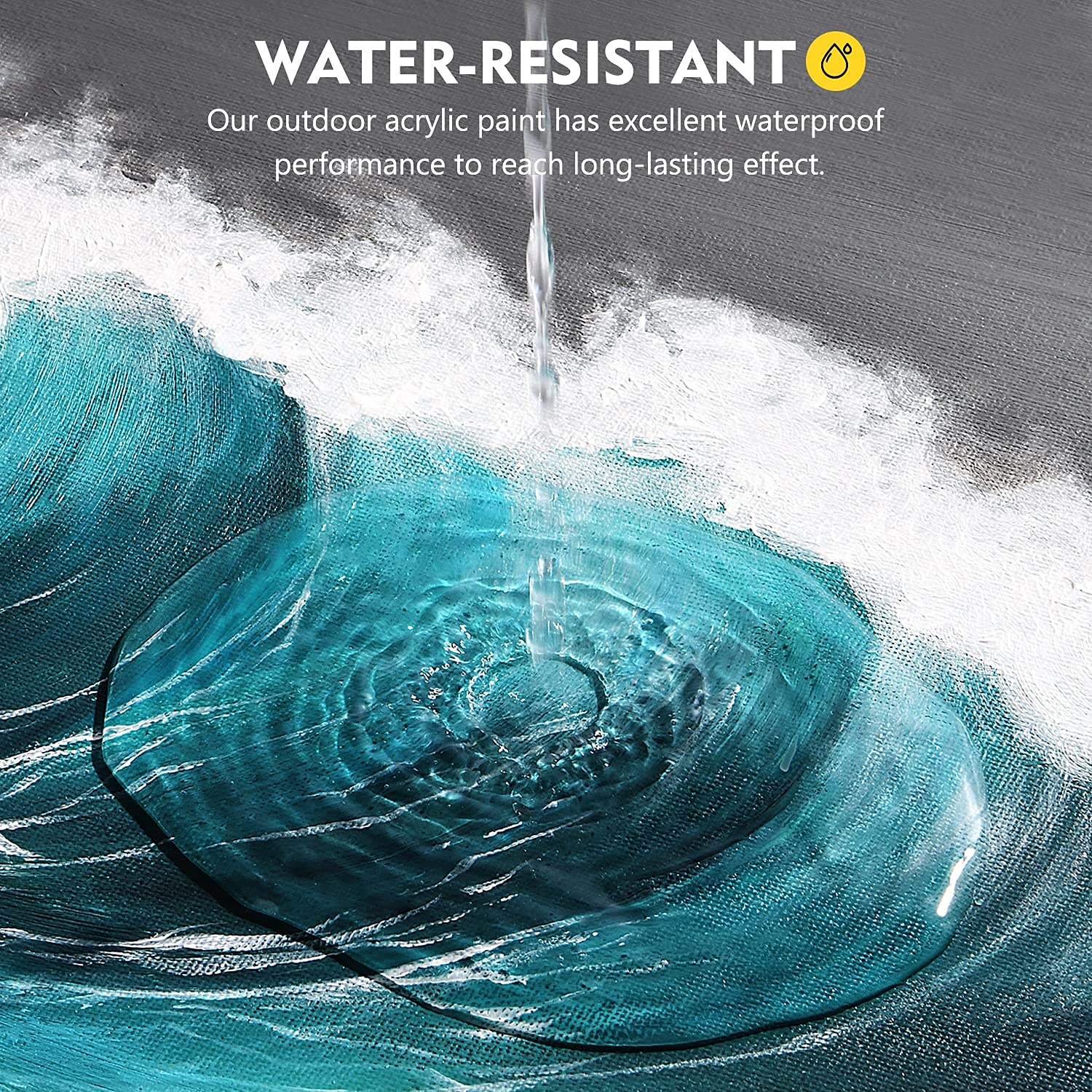 Buy Magicfly Outdoor Acrylic Paint, Set of 30 Colors (60ml, 2oz) Non